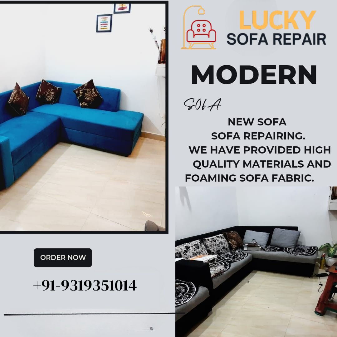 This image is describing sofa repair center in sector 78 noida